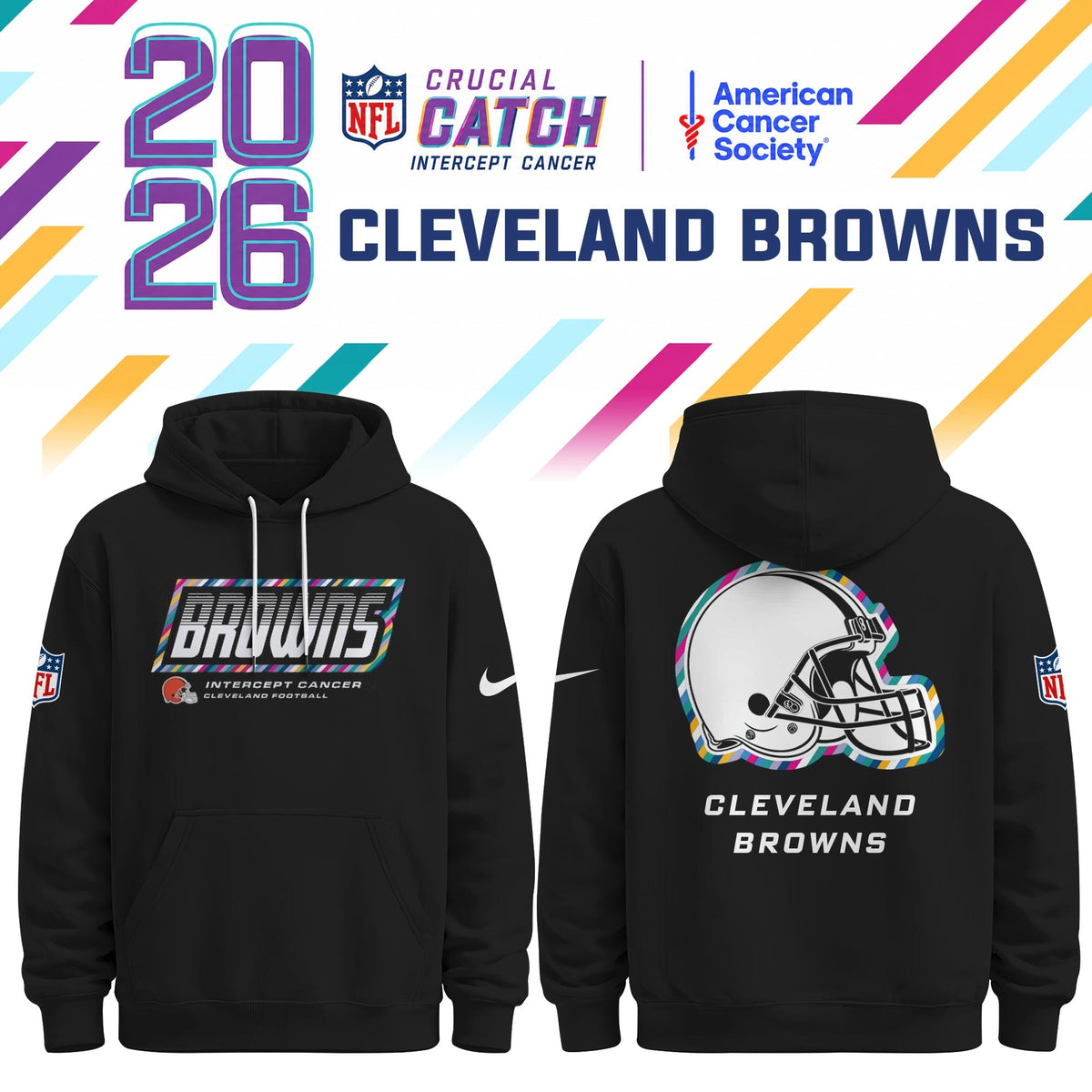 Cleveland Browns Special Black Crucial Catch 2026 Limited Edition Hoodie
