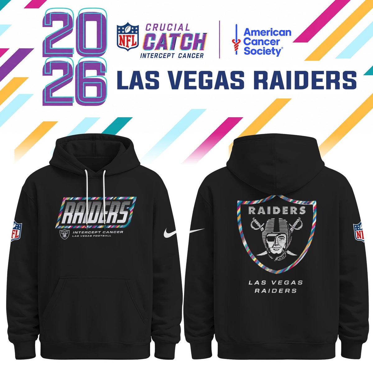 Las Vegas Raiders Special Black Crucial Catch 2026 Limited Edition Hoodie