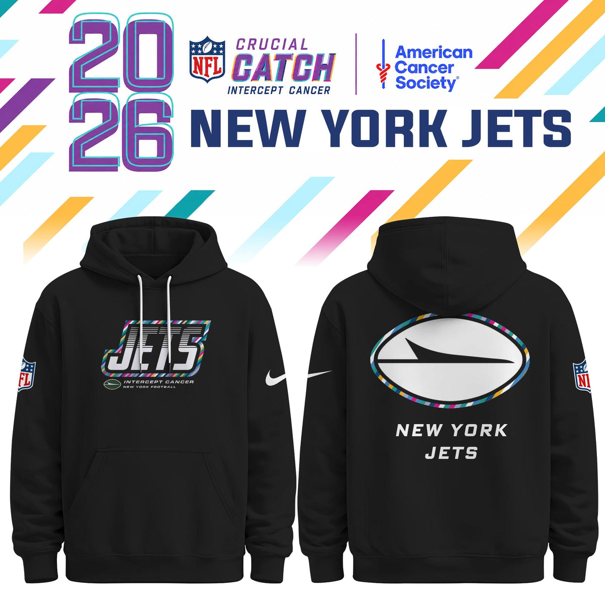 New York Jets Special Black Crucial Catch 2026 Limited Edition Hoodie