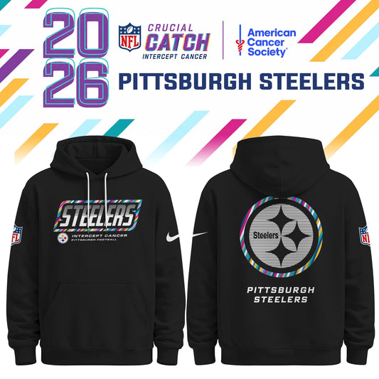 Pittsburgh Steelers Special Black Crucial Catch 2026 Limited Edition Hoodie