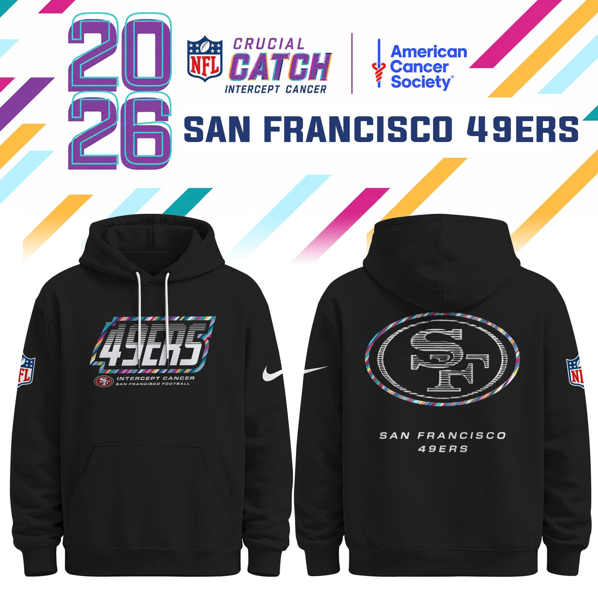 San Francisco 49ers Special Black Crucial Catch 2026 Limited Edition Hoodie