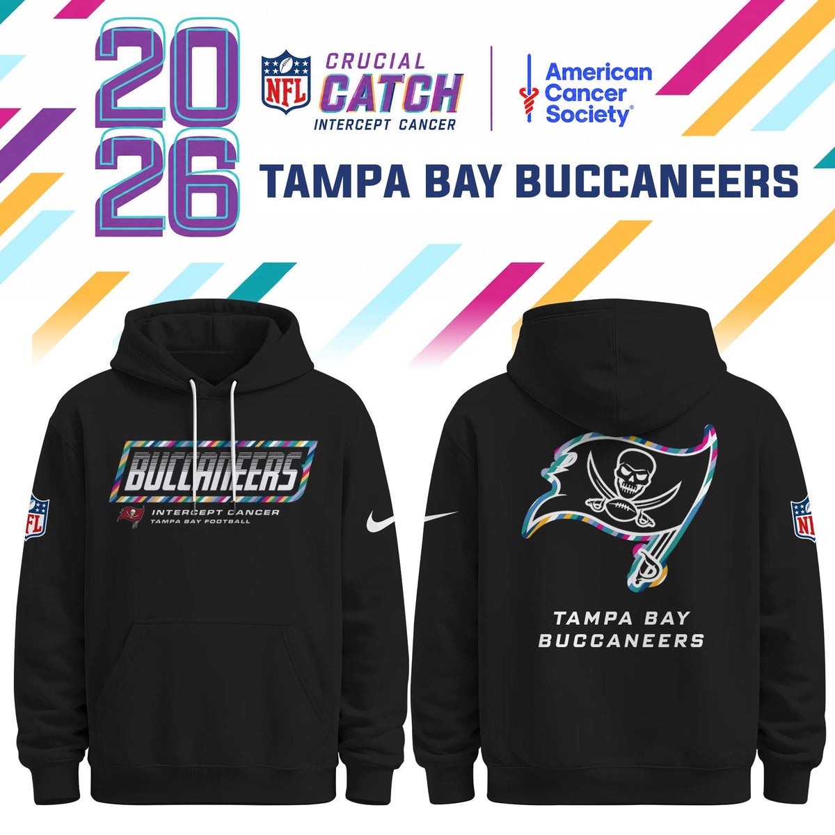 Tampa Bay Buccaneers Special Black Crucial Catch 2026 Limited Edition Hoodie