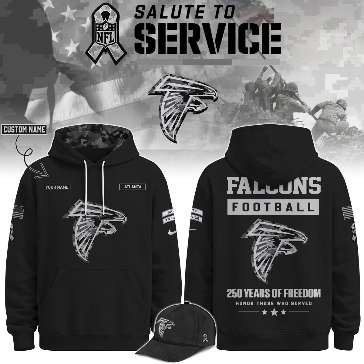 ATL Veterans Day Limited Edition Hoodie  Limited Edition + Selling Out Fast V2