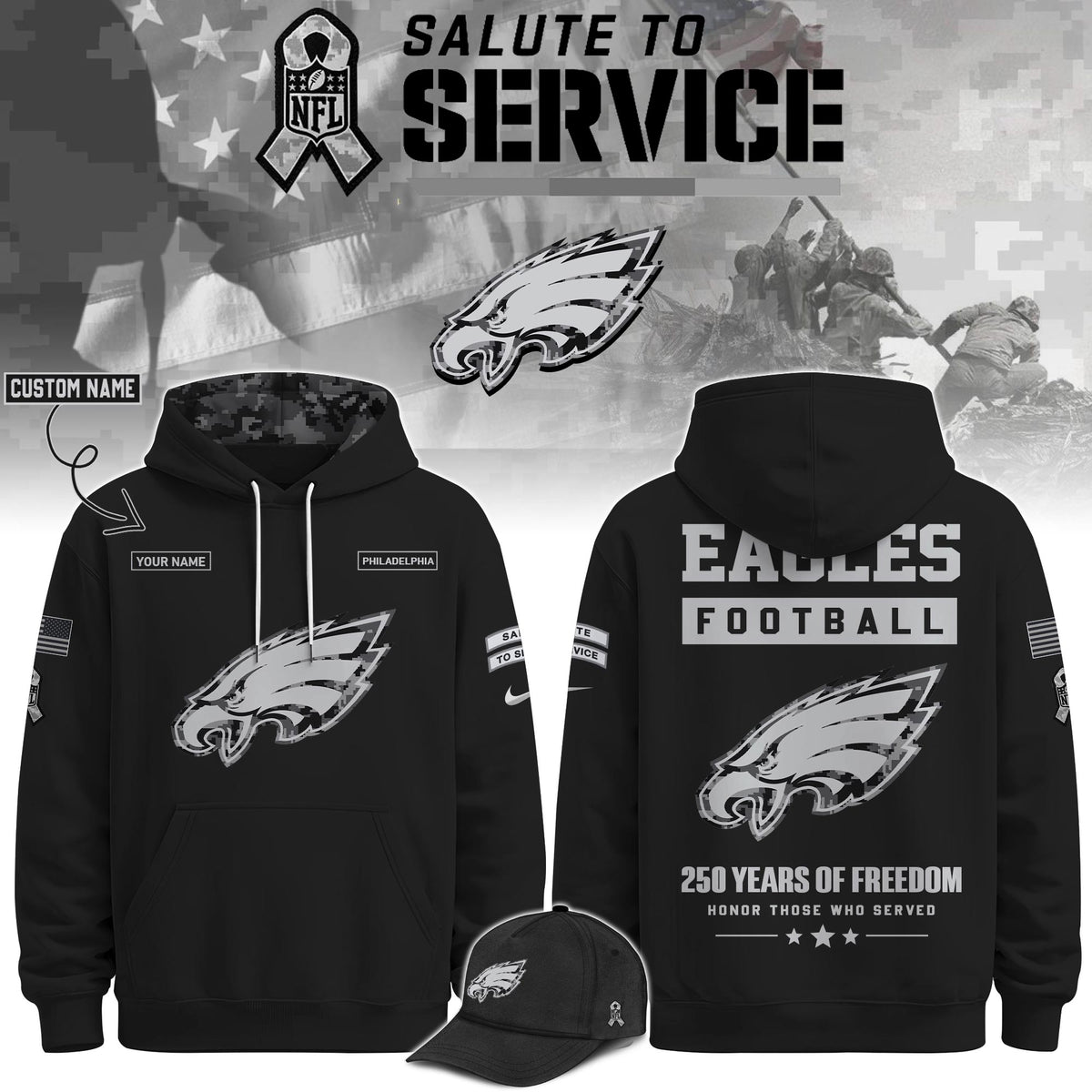 PHI Veterans Day Limited Edition Hoodie  Limited Edition + Selling Out Fast