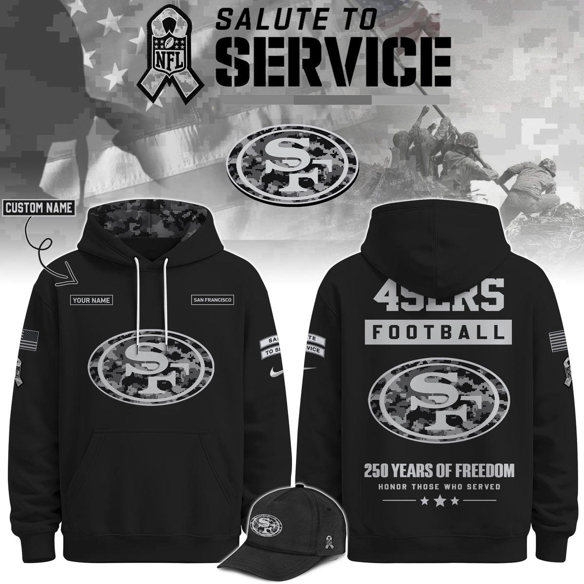 SF Veterans Day Limited Edition Hoodie  Limited Edition + Selling Out Fast