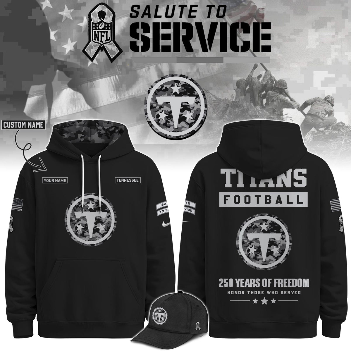 TEN Veterans Day Limited Edition Hoodie  Limited Edition + Selling Out Fast V2