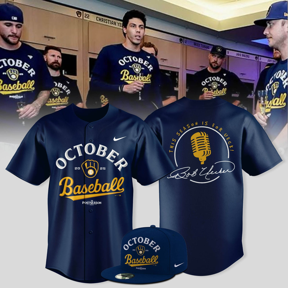 Milwaukee Brewers “ 2025 October ready, This season is for Ueck!