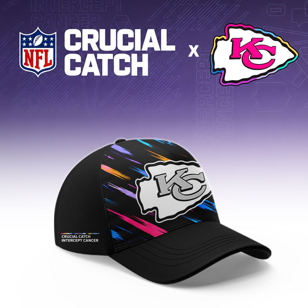 Kansas City Chiefs Football 2026 Crucial Catch Limited Pink Hoodie, No one fights alone!