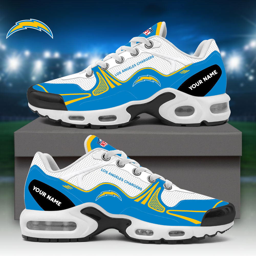 LA.Chargers Air Max Plus Custom Name Sneakers