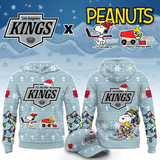 ..LA.Kings x Peanuts 2026 Christmas Limited Edition Hoodie NN