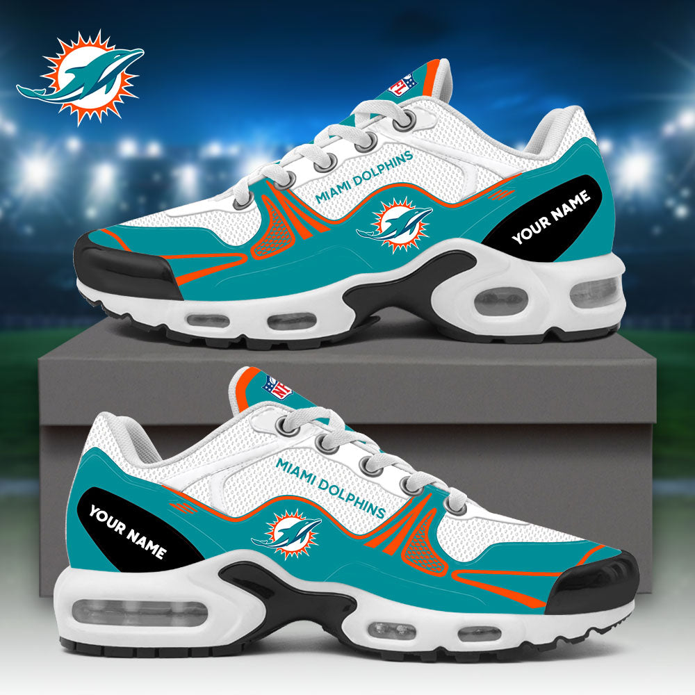 M.Dolphins Air Max Plus Custom Name Sneakers