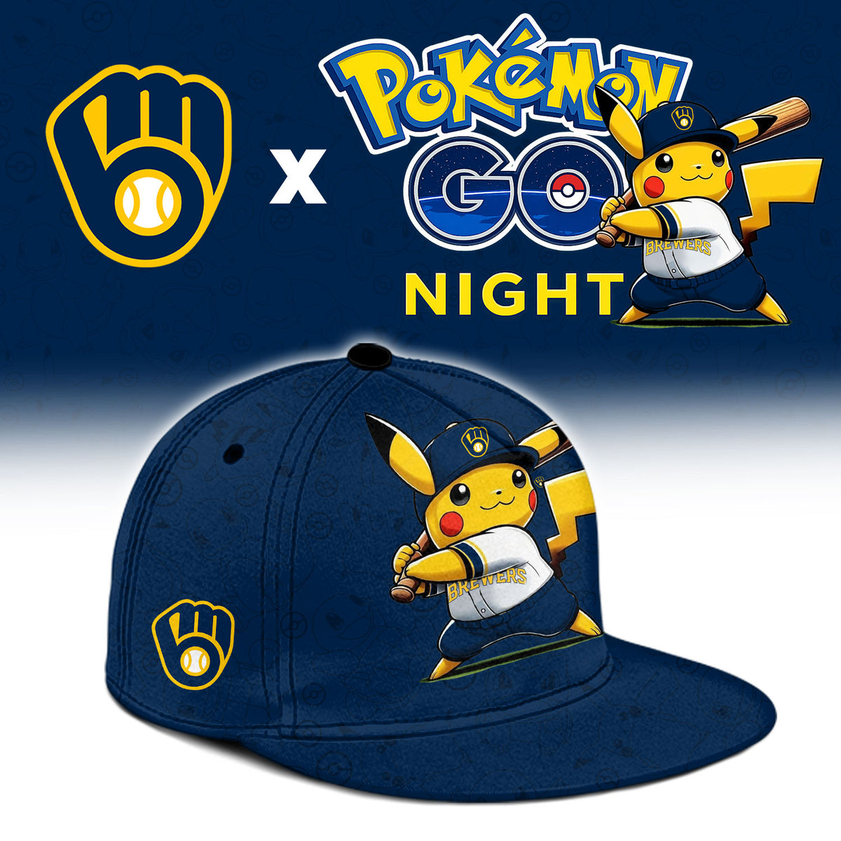 MIL Pokemon GO Night Limited Jersey NN