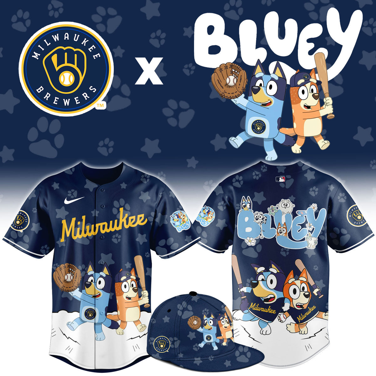 MIL Bluey Night Limited Jersey NN