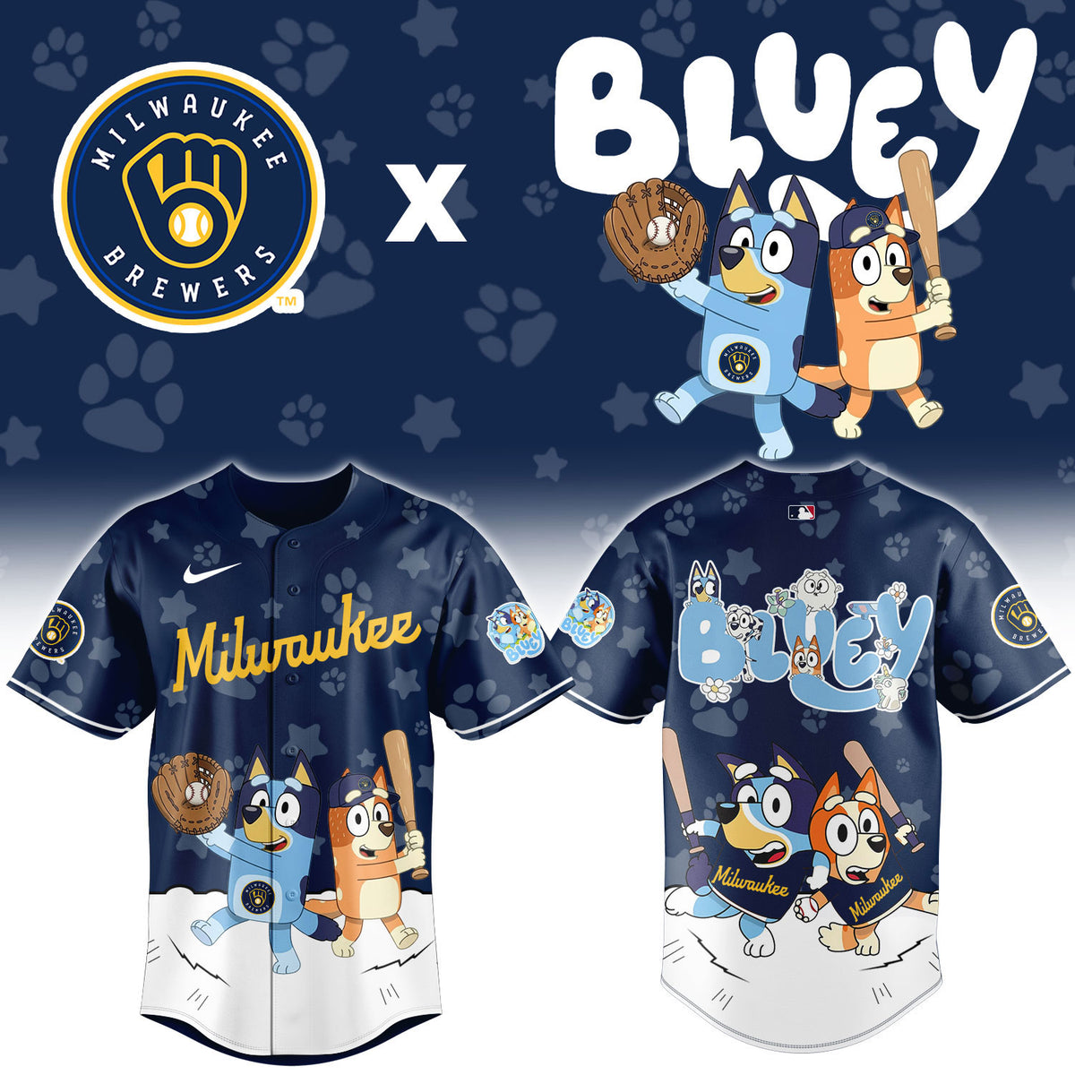 MIL Bluey Night Limited Jersey NN