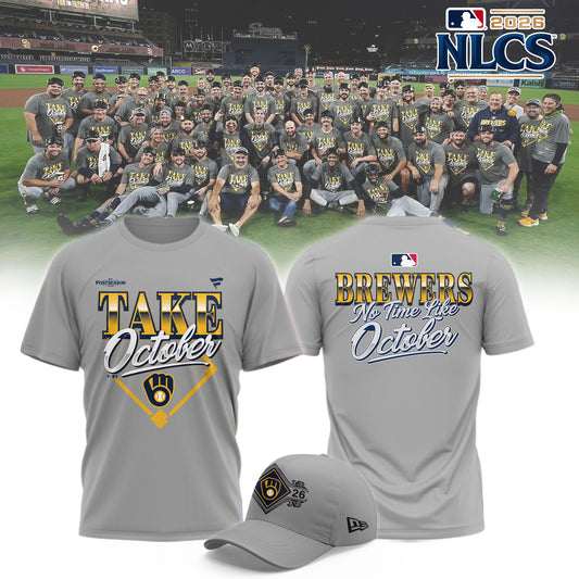 _M.Brewers 2026 NLCS Bound Limited Locker Room “Take October” Shirt
