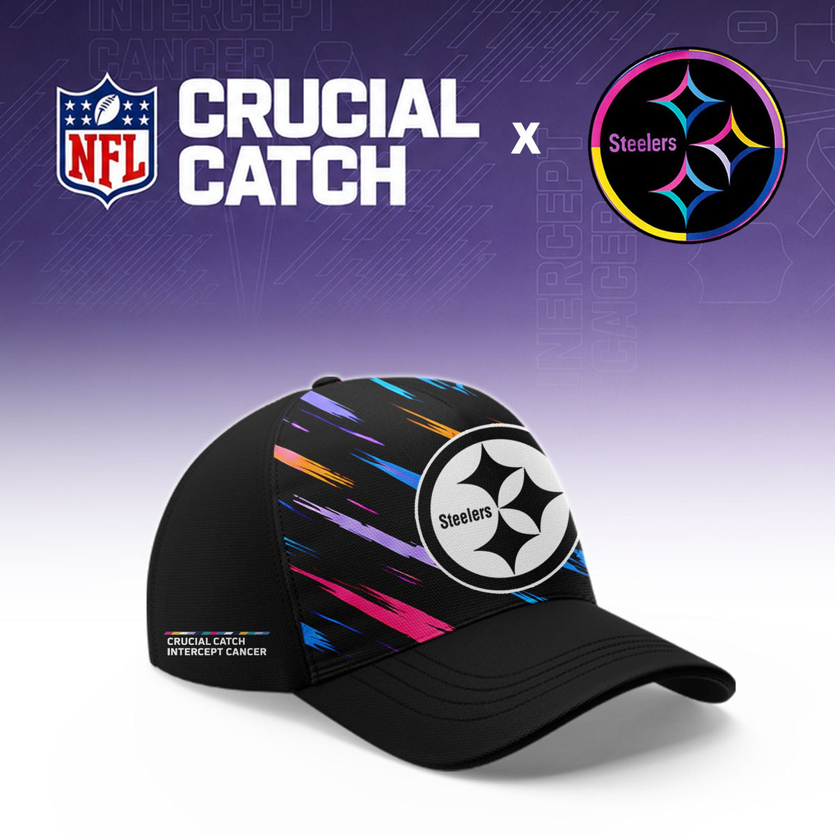 Pittsburgh Steelers Football 2026 Crucial Catch Limited Pink Hoodie, No one fights alone!