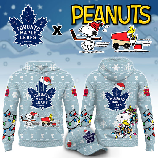 ...Toronto Maple Leafs x Peanuts 2026 Christmas Limited Edition Hoodie NN