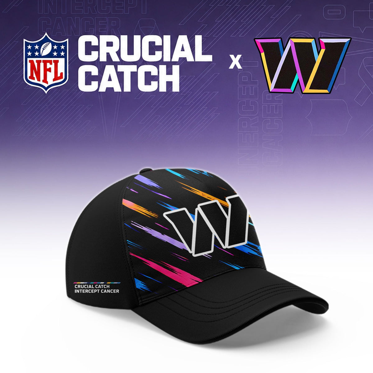 Washington Commanders Football 2026 Crucial Catch Limited Pink Hoodie, No one fights alone!