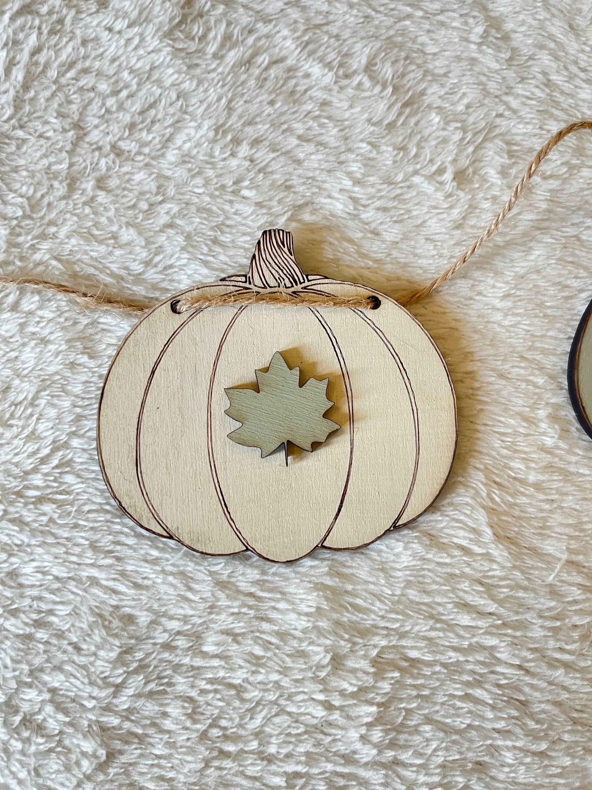 Autumn Wooden Bunting fireplace decoration Autumnal Decor Wall Garland Autumn home decor banner Gift for daughter Seasonal hanging garland
