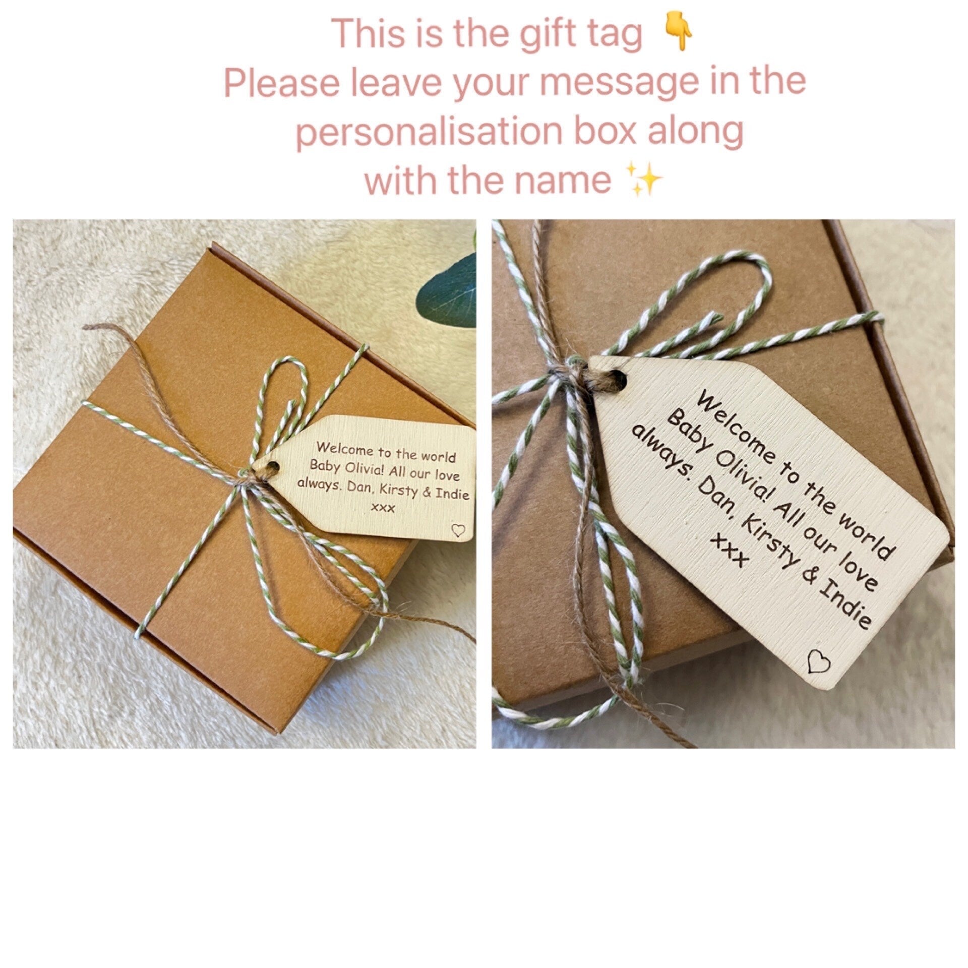 New Baby gift box for baby girl gift for new mum and dad newborn gift set personalised baby shower gift for baby boy new parent gift hamper