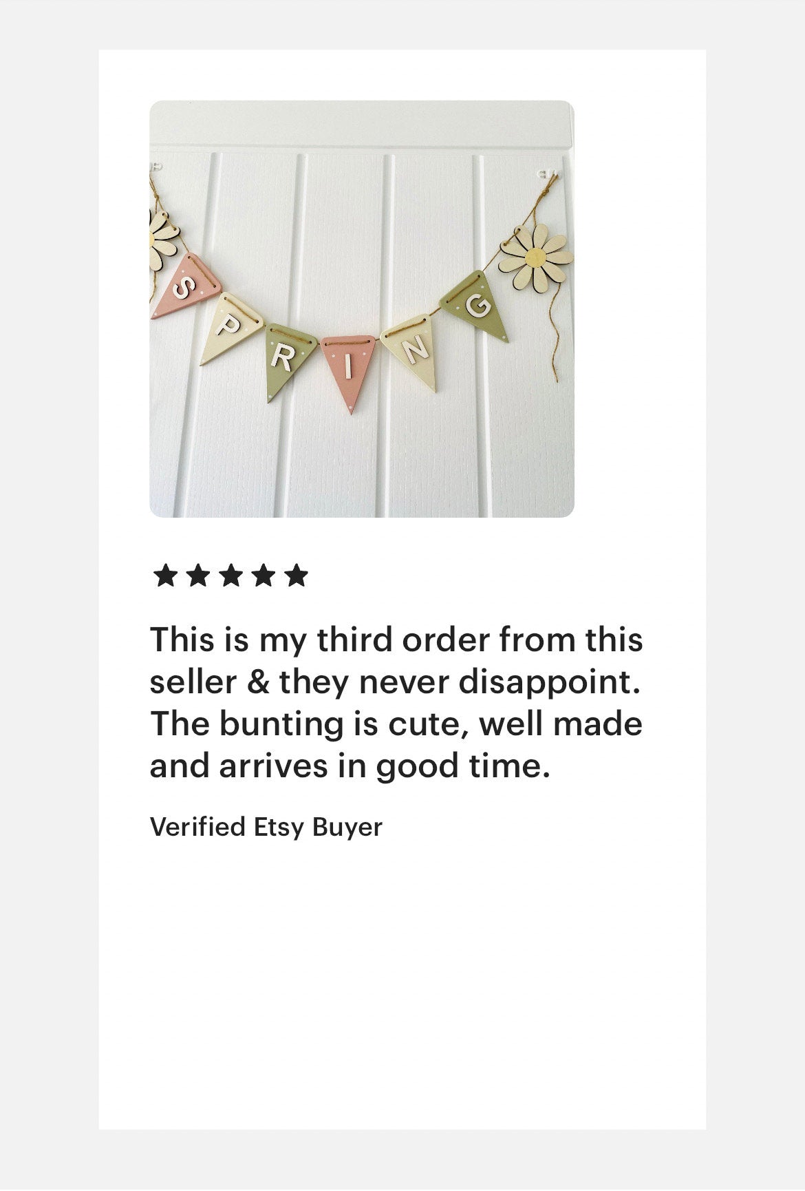 Floral Daisy Wooden Bunting bright Summer Garland Wedding Party Decor custom flower banner gift for daughter home decoration garland
