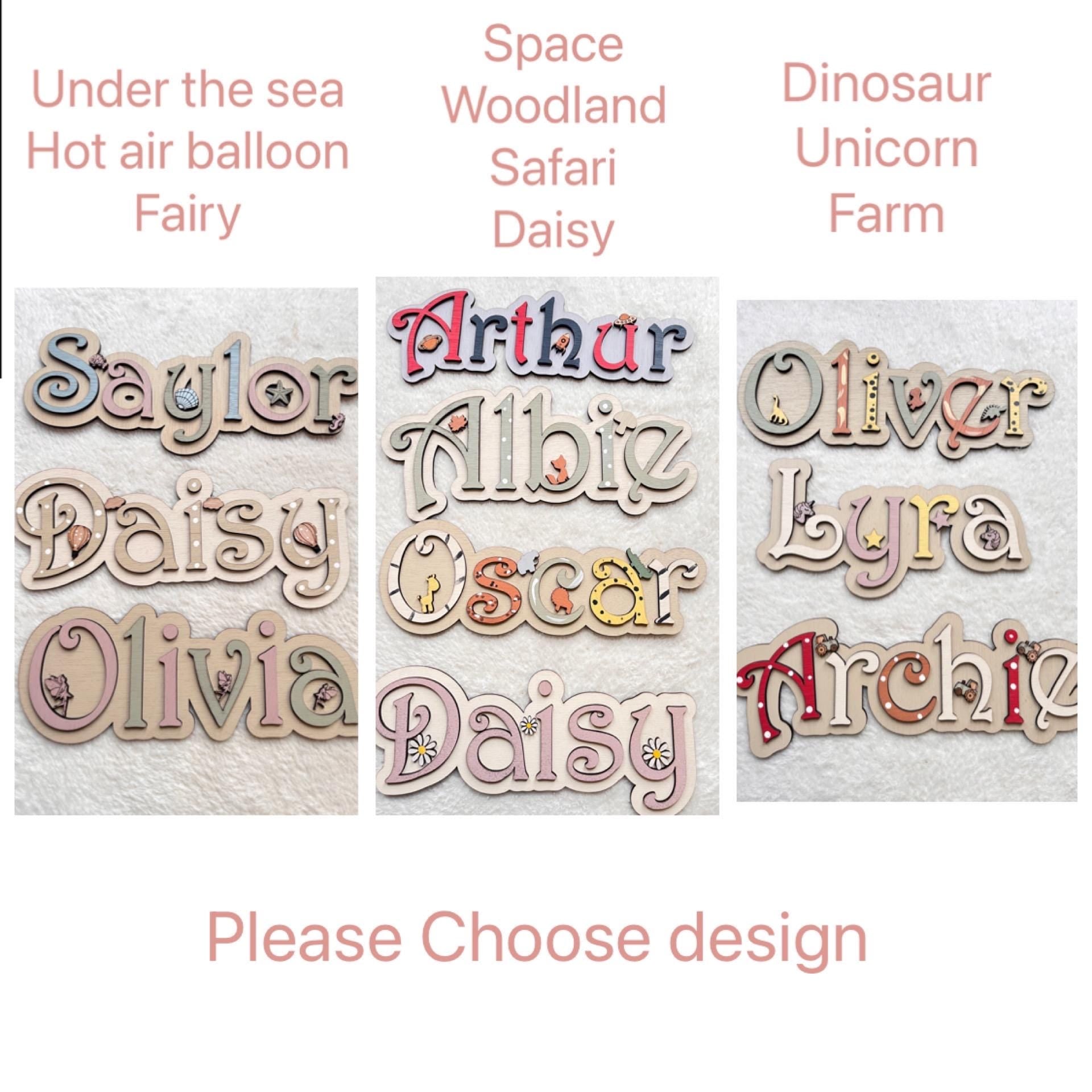 Personalized Wooden Toy Box Name Sign: Nursery Decor