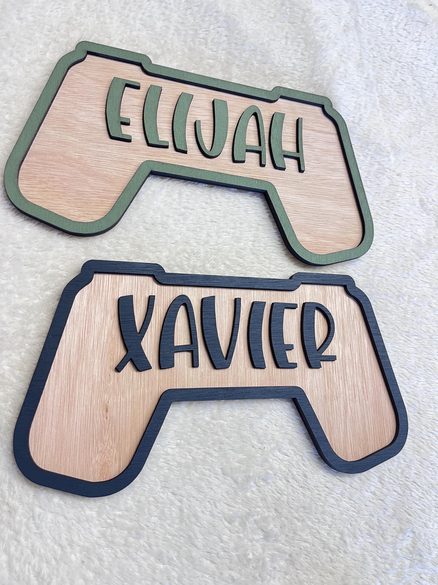 Gaming Controller Door Sign Gamer Room Decor personalised boys name sign for bedroom gift for son man cave door plaque playroom decoration