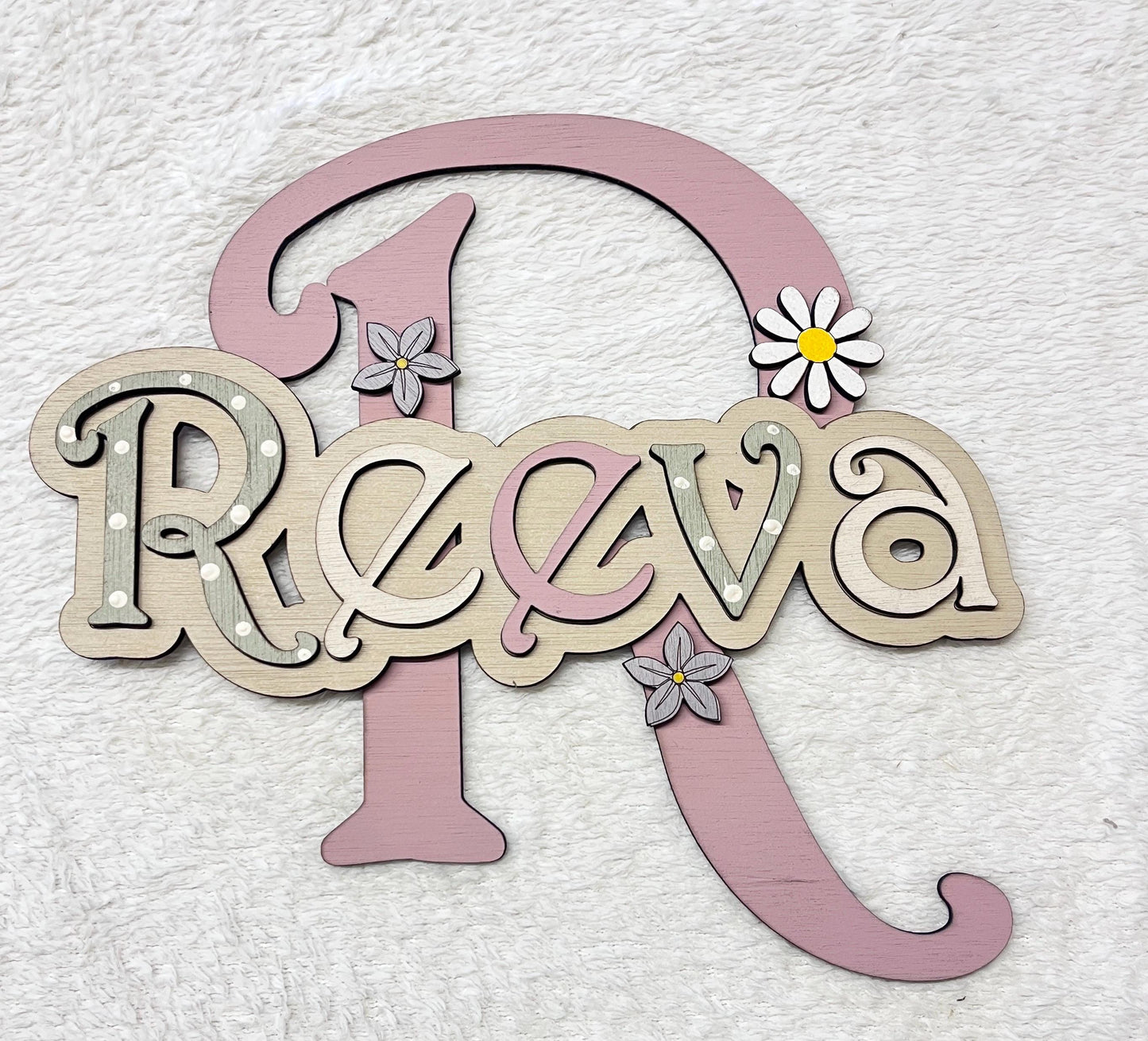 Teddy bear name sign Personalised kid wall decor Wooden letter bear nursery door sign baby bedroom name banner custom name gift for grandson