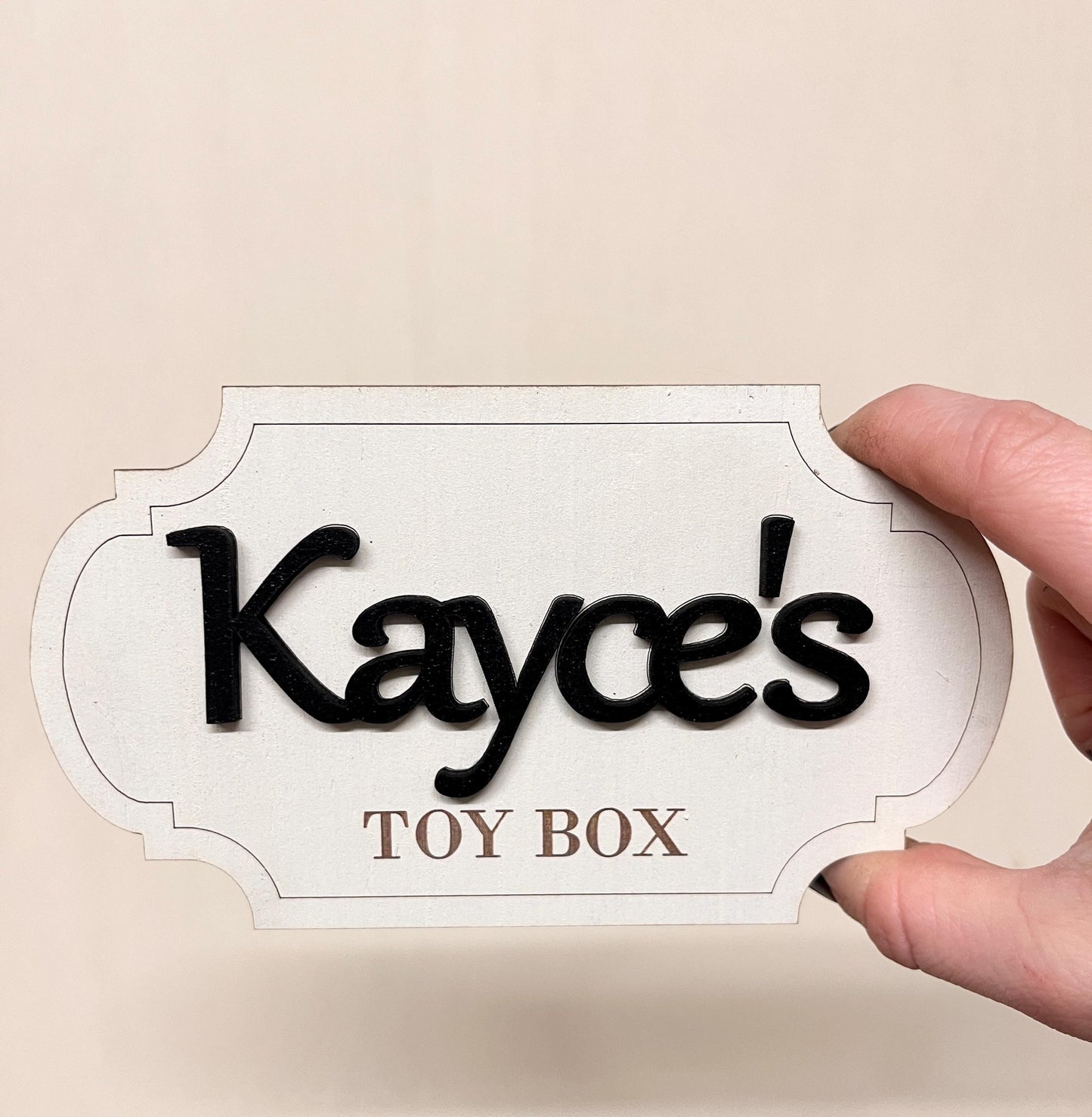 Personalised Toy Box Sign Girl Nursery Name Plaque wooden letters for toy box baby name sign nursery decor kids room sign toy box decoration