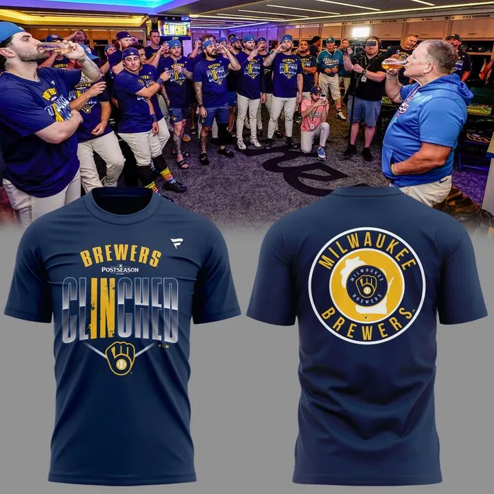 .M.Brewers 2026 Postseason Clinched Limited T-Shirt v7