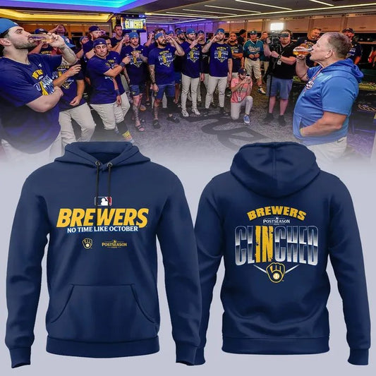 M.Brewers 2026 Postseason Clinched Limited Hoodie NN v6